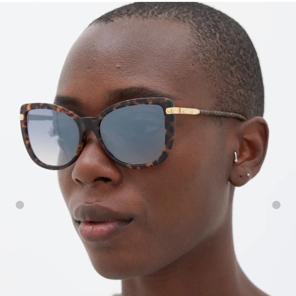Louis Vuitton Brown & Gold Monogram Cateye Sunglasses